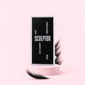 Ресницы чёрные LASH&CASH, mix 28 линий, SCULPTOR