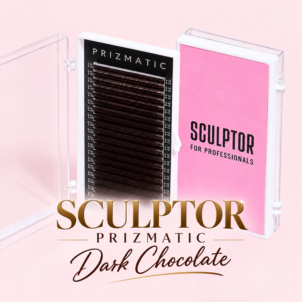 Коричневые ресницы SCULPTOR PRIZMATIC Dark Chocolate