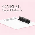 Ресницы чёрные ONRIAL Super Black mix, 21 линия
