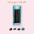 Ресницы чёрные VIYA mix, 20 линий, VILMY